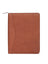 Scully Leather Soft Plonge Zip Planner Brown