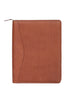 Scully Leather Soft Plonge Zip Planner Brown