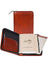 Scully Italian Leather Zip Weekly Planner Cognac