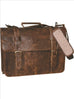 Scully Aerosquadron Collection Leather Satchel Brief Walnut