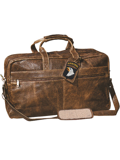 Scully Aerosquadron Collection Leather Duffel Bag Walnut