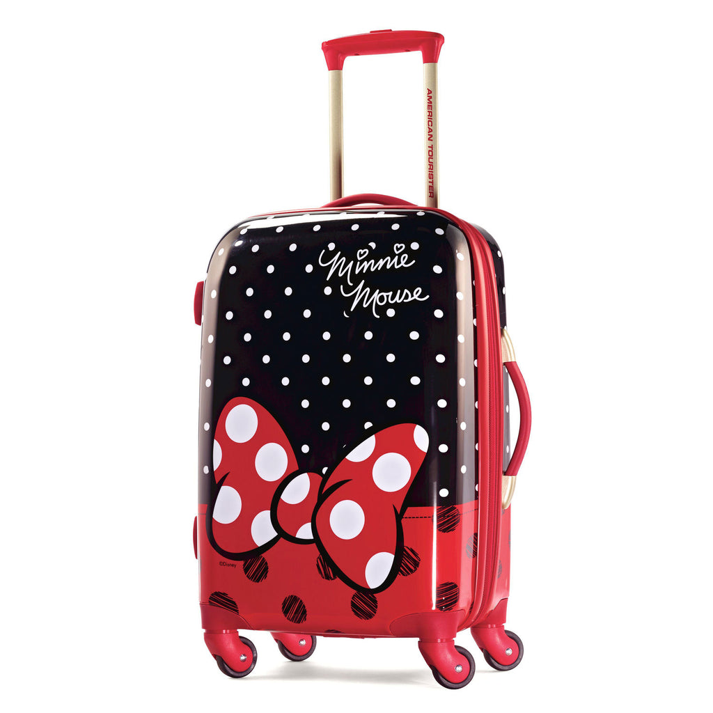 American Tourister Disney Minnie Mouse Red Bow Hard-side Spinner 21"