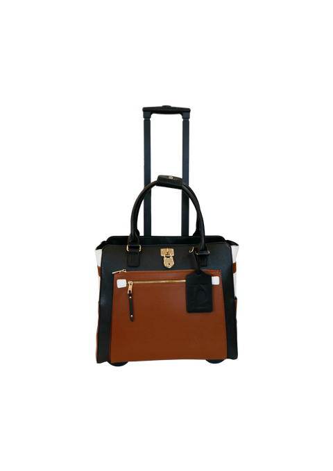 Cute top rolling briefcase