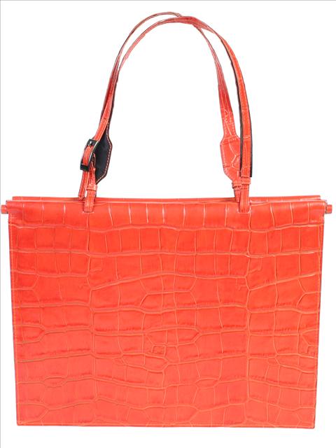Scully Croco Ladies leather brief bag