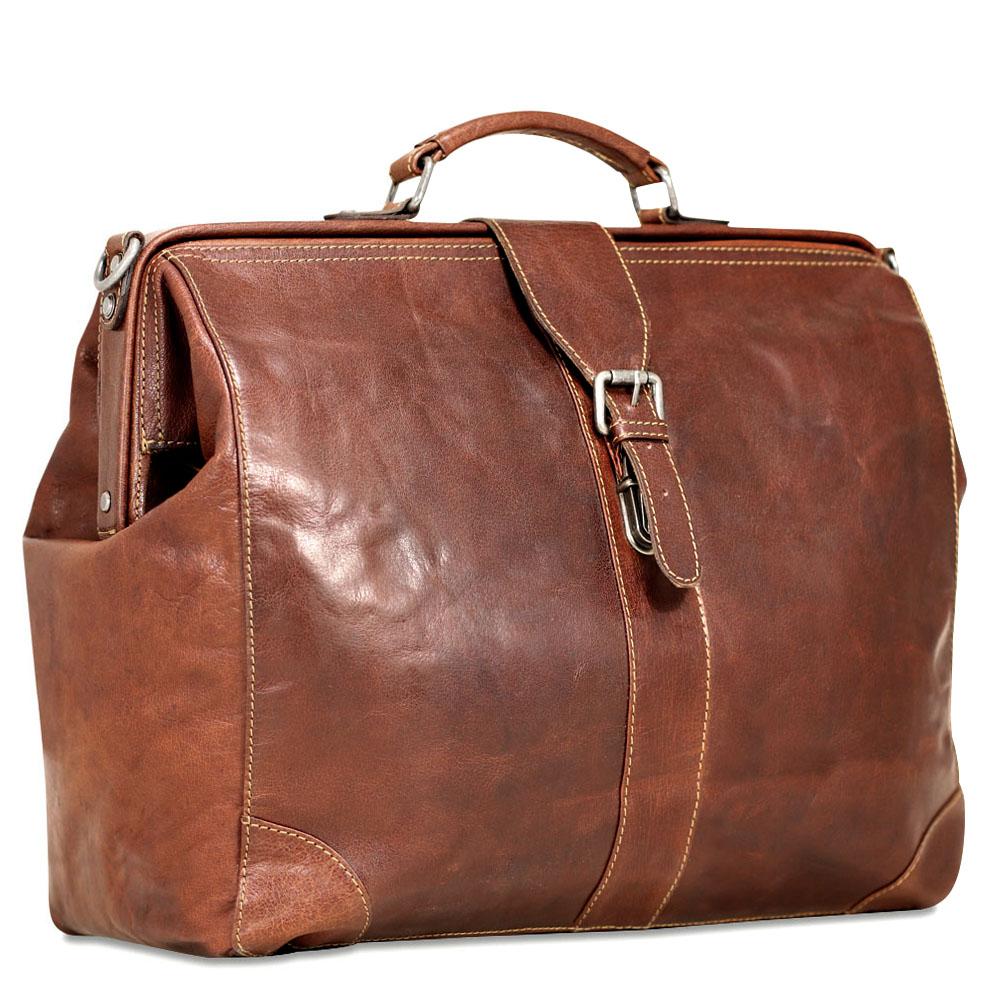 Jack Georges Voyager Classic Doctor Bag Brown