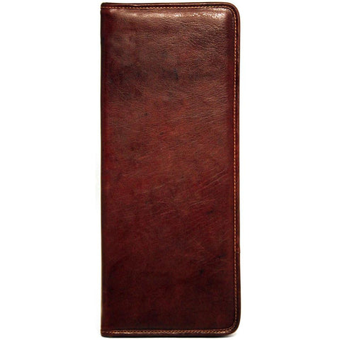 Jack Georges Voyager Collection Tie Case Brown