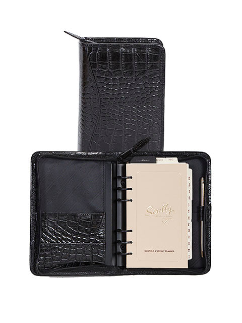 Scully Leather Zip Weekly Organizer Assorted Colors