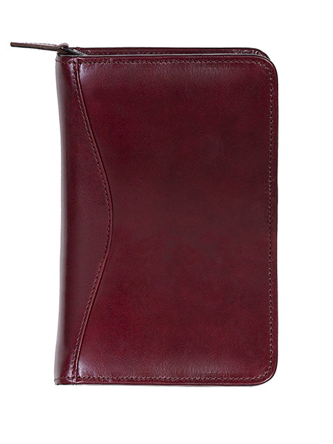 Scully Leather zip weekly organizer