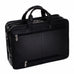 McKlein USA Hubbard Leather Double Compartments Laptop Case Black