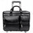 McKlein USA Clinton 17" Leather Patented Detachable Wheeled Laptop Briefcase Black