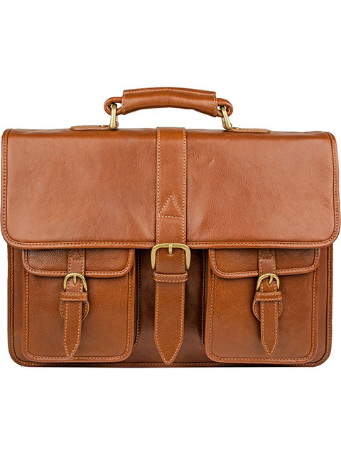 Scully Leather Ranchero Workbag Brown