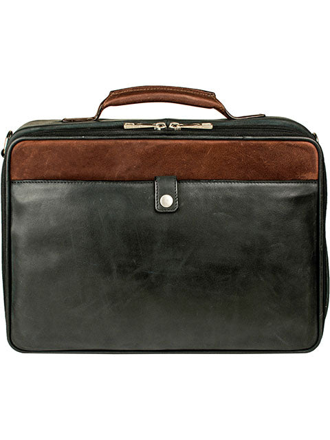 Scully Leather Travel Bag Black