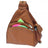 Piel Leather Two Pocket Sling Bag
