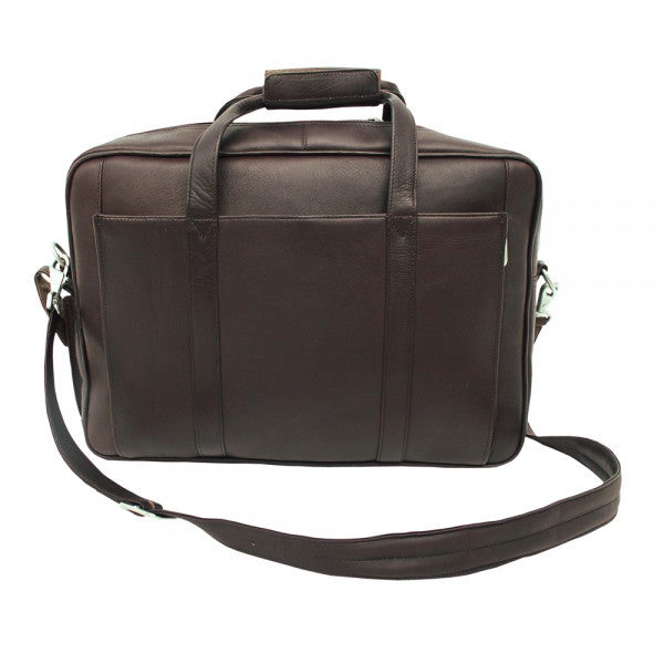 Piel Leather Computer Briefcase Assorted Colors Piel