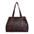 Jack Georges Hornback Croco Satchel Leather Handbag