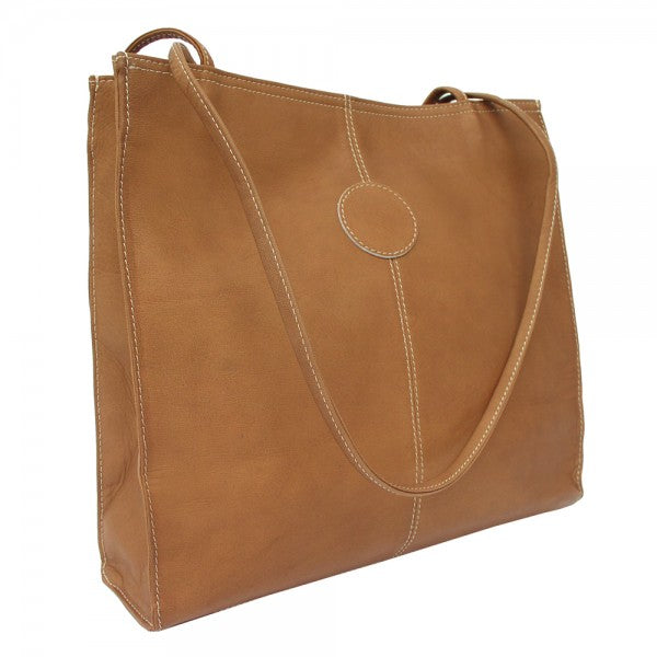Piel Leather Medium Market Bag Assorted Colors