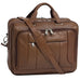 McKlein USA River West 15.6" Leather Fly Through Checkpoint Friendly Laptop Briefcase Assorted Colors