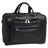 McKlein USA West Loop 15.6" Leather Expandable Double Compartment Briefcase Black