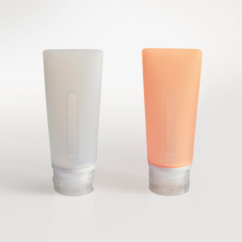Smooth Trip 3 oz. Silicone Travel Bottles 2 pack