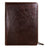 Jack Georges Voyager Collection Letter Size Zip Around Writing Pad Brown