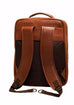 Mancini Colombian Collection RFID Secure Backpack for Laptop and Tablet Brown