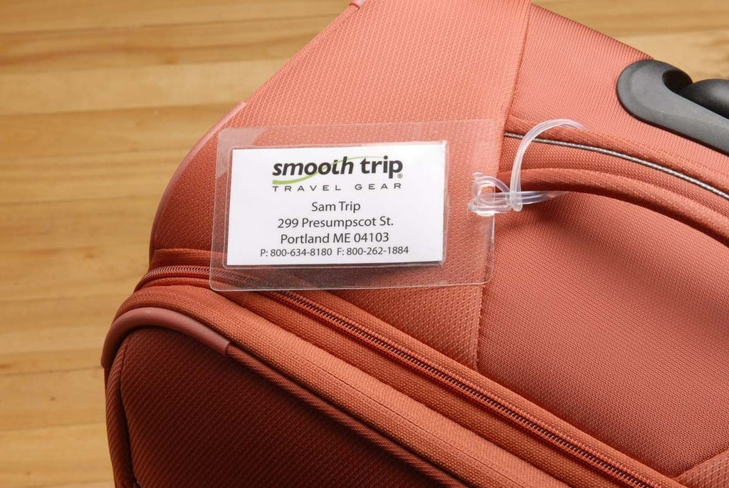 Smooth Trip Self Laminating Luggage Tags 4 Pk