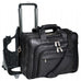 McKlein USA Gold Coast Leather 17" Detachable Wheeled Laptop Case Black